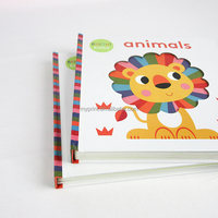 Folletos de tapa dura baratos personalizados, libros de tapa blanda, tablero de libros, juguetes de cerdo, servicios de impresión de libros para niños para colorear