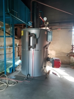 Chaudière à eau chaude verticale au gaz de 1400 kW, contrôle automatique industriel, haute efficacité thermique, faible encombrement