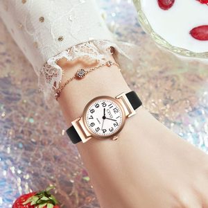 <span class=keywords><strong>Civo</strong></span> นาฬิกาข้อมือควอทซ์อะนาล็อกกันน้ำของผู้หญิงสายหนังนาฬิกาชุดที่สง่างามเรียบง่ายสำหรับผู้หญิงตัวชี้กระจกหน้าปัด - Product Image 4