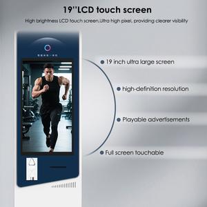Báscula de Peso Corporal Humana con Pantalla Táctil LCD de <span class=keywords><strong>19</strong></span> Pulgadas, Fabricación ODM/OEM, con Medición de Grasa y IMC, Precisión de 0.<span class=keywords><strong>1</strong></span> kg, Báscula de Monedas y Altura - Product Image 4