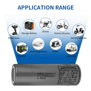 סוללת ליתיום-יון 5000mAh L*G INR21700 M50LT 3.6V - אידיאלית לאחסון אנרגיה וסוללות ניידות, תא סוללה יציב - Product Image 3