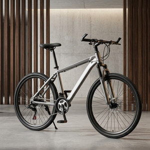 27.5 Dağ Bisikleti MTB Yetişkin 21 Vitesli Hardtail Alüminyum Alaşımlı Kadro Çift Disk Fren Süspansiyonlu Maşa Off Road Bisiklet Erkek - Product Image 2