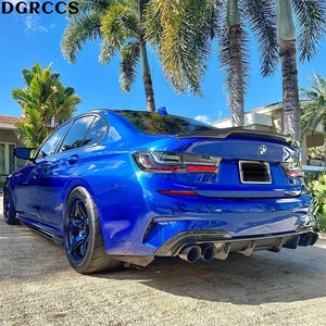 Original for 3 Series G20 G28&M3 G80 M4 Style Forged Carbon Fiber Non Perforated Rear Spoiler Trunk 2018-2023 Carbon Fiber - Product Image 5