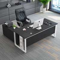 Bureau de Direction Simple et Moderne, Mobilier de Bureau, Table et Chaise de Bureau pour Superviseur ou Manager