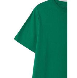 Camiseta de manga corta informal para mujer de alta calidad Color sólido Logotipo personalizado Tallas grandes Exportación directa a Bangladesh Recién llegado - Product Image 6