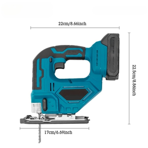 Sierra de calar inalámbrica portátil para corte de madera, compatible con batería de 21V - Product Image 3