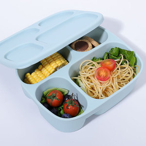 Household Silicone Food <b>Storage</b> Container Space Saving Folding Transparent Lunch <b>Box</b> Kitchen Container Suitable for <b>Camping</b> - Product Image 3