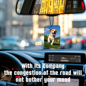 Ambientador de aire de camión de papel más vendido, tarjeta de perfume de coche de fragancia colgante de papel, frescura duradera - Product Image 4