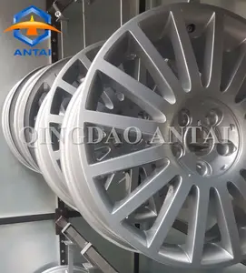 Aluminium-Felgen-Strahl maschine mit Turbinen strahl rädern