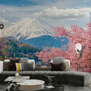 Japón <span class=keywords><strong>Monte</strong></span> <span class=keywords><strong>Fuji</strong></span> Sakura vista 3D pelar y pegar papel tapiz para <span class=keywords><strong>restaurante</strong></span> - Product Image 3