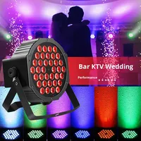 Mini projecteur de scène 18 LED RGB 3-en-1 DMX Sonore Automatique pour Mariage, Fête, Club, Événement