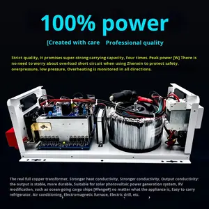 <span class=keywords><strong>UPS</strong></span> 전원 2000W 태양열 RV 인버터 최대 전력 가정용 <span class=keywords><strong>12V</strong></span> 24V 48V 72V 220V 순수 사인파 주파수 단상 출력 - Product Image 2