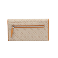 Dompet Wanita Kulit Asli Motif Cetak 2026 Tas Clutch OEM Tempat Kartu Gaya Multifungsi Dompet Panjang Wanita