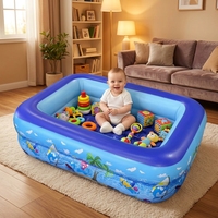 Piscine gonflable en PVC écologique à livraison rapide pour nouveau-nés et enfants de grande taille avec conception épaissie – Grande capacité