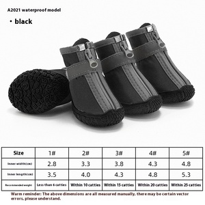 Nouvelles chaussures pour chien imperméables et résistantes à l'usure, protège-pattes pour chiot, antidérapantes, fournitures pour animaux de compagnie par le fabricant - Product Image 3