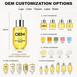เซรั่มบำรุงหนังศีรษะ OEM 2% โคปีรอล ป้องกันผมบาง 50 มล. ผสมไบโอติน ขิง และใบบัวบก สำหรับผมแตกปลายและบำรุงรากผม จำหน่ายส่ง - Product Image 6