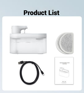 <span class=keywords><strong>Meilleure</strong></span> vente Pompe <span class=keywords><strong>silencieuse</strong></span> Batterie potable <span class=keywords><strong>Fontaine</strong></span> d'<span class=keywords><strong>eau</strong></span> automatique intelligente sans fil pour animaux de compagnie avec capteur infrarouge - Product Image 6