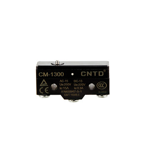 ไมโครสวิตช์ CNTD Changde Electric รุ่น CM-1300 แบบกดตรง รีเซ็ตตัวเอง จำกัดระยะการเคลื่อนที่ วงจร SPDT ผลิตจากพลาสติก รองรับแรงดันสูงสุด 220V - Product Image 6