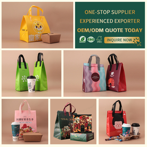 Bolsas <span class=keywords><strong>de</strong></span> Compras <span class=keywords><strong>de</strong></span> Plástico No Tejido con Logotipo Personalizado al por Mayor, Bolsas Térmicas Reutilizables Ecológicas <span class=keywords><strong>para</strong></span> Llevar Comida - Product Image 3