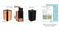 Unité de traitement d'air Eco Fresh 500 m³/h HRV pour la ventilation de maison avec récupération de chaleur, échangeur d'air frais