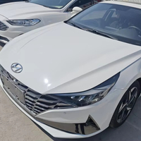 Voitures d'occasion modernes pour Elantra 2022 1.5L CVT LUX Édition Premium Volant à Gauche Sièges en Cuir Arrière Feux LED Véhicules d'occasion