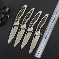Couteau pliant en acier D2, couteau tactique de survie pour le camping, couteau de poche de haute qualité