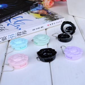 Flor Forma Vazia Sombra Caso Batom Caixa Cosmética Embalagem Recipiente Recarregável Fundação Maquiagem Dispenser Com Espelho - Product Image 1