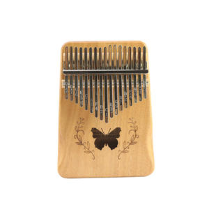 Kalimba 17 touches en bois pouce doigt Piano Instrument de musique Mbira <span class=keywords><strong>Sanza</strong></span> Kalimba acoustique - Product Image 3