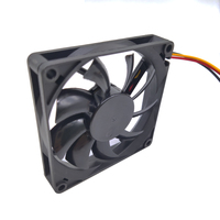 Ventilateur axial DC 8015 3 pouces 5V 12V 24V 80x80x15mm avec moteur sans balais pour PC industriel et rétroéclairage
