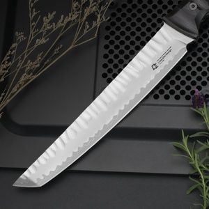 Couteau à lame fixe en acier inoxydable ZHAN3, bord droit, dos droit, pour la survie en plein air, le camping, la chasse, manche G10 personnalisable - Product Image 2