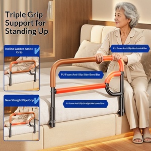 ราวจับข้างเตียงสำหรับผู้สูงอายุ ราวช่วยพยุงตัวขึ้นเตียง ราวช่วยพยุงตัวสำหรับหญิงตั้งครรภ์ อุปกรณ์ช่วยพยุงตัวสำหรับผู้สูงอายุ - Product Image 1