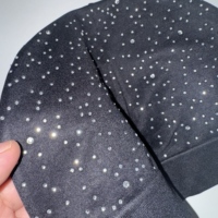 Gorro de Punto con Forro de Satén, Personalizado con Logotipo, Brillante con Pedrería, para Hombre y Mujer, Marca de Moda