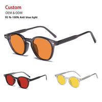 Monturas de Gafas con Protección Anti Luz Azul, Aro Completo, Modernas, con Logotipo Personalizado, Lentes Ópticas de Moda con Selección de Colores