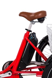 Tricycle électrique chine 24 pouces 3 <span class=keywords><strong>SP</strong></span> avec panier arrière vélo cargo adulte en vente - Product Image 6
