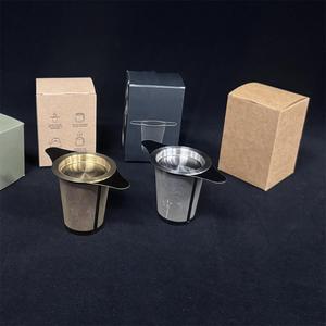 Filtro de Té Reutilizable de Acero Inoxidable 304 de Grado Alimenticio, Infusor de Té de Hojas Sueltas con Tapa y Logotipo Personalizado - Product Image 2