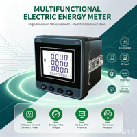EASTSONG Medidor de Panel Digital Inteligente Multifuncional Trifásico de Alta Precisión Clase 0.5 ES96DY-E4(E3)/K RS485 Modbus Industrial