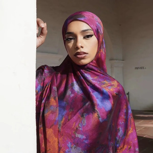 Promotion : <span class=keywords><strong>Foulard</strong></span> Hijab Haut de Gamme <span class=keywords><strong>en</strong></span> Marbre Imprimé, Respirant, Style Ethnique Moyen-Orient, pour l'Été, Écharpe Imprimée Numérique - Product Image 3