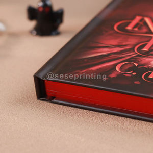 Custom Hardcover Novel <b>Book</b> Printing Service with Sprayed Edge Fancy Paper Hard Cover-<b>Book</b> Publishing Printing Services - Product Image 4