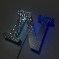 Letrero Luminoso LED con Efecto de Cielo Estrellado, Letras de Canal LED, Letrero de Neón LED con Efecto de Cielo Estrellado