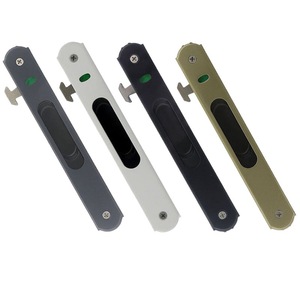 Cerradura para puerta y ventana de aleación de aluminio, cerradura con gancho de 800mm de largo para ventanas de aluminio, fácil instalación, estilo minimalista, gris oscuro - Product Image 2