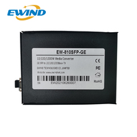 Commutateur Ethernet convertisseur de média fibre optique pOE modèle unique onduleur hybride Ethernet rapide intelligent 2 ports