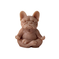 Bougie parfumée artisanale en forme de chiot, design animalier créatif pour la décoration intérieure et souvenir transfrontalier exclusif