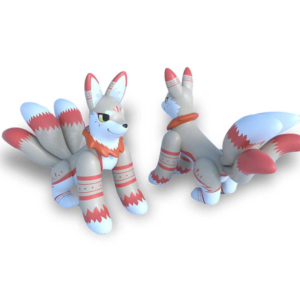 High quality PVC Mascot Inflatable Fox Cartoon