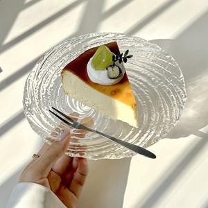 In lastra di vetro del vento nebulosa modello di ghiaccio piatto di frutta casa da salotto Dessert piatto di frutta secca Dim Sum - Product Image 4