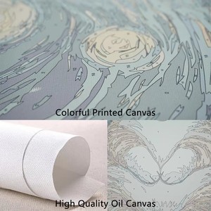 HuiXiShi Kit Pittura a Numeri di Alta Qualità, Fiori Astratti, Fai da Te, Pittura Acrilica su Tela, Ecologico, Include Pennelli - Product Image 2