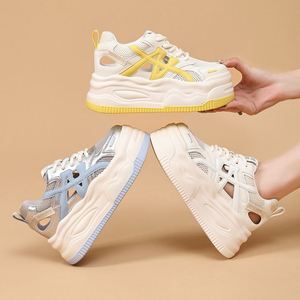 Zapatillas Deportivas Casuales con Suela Gruesa y Malla Perforada Transpirable, Versátiles, Primavera-Verano 2026, Nueva Llegada, para Mujer - Product Image 5