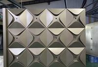 Panneaux de plafond acoustiques modernes en aluminium avec revêtement en poudre, ignifuges et imperméables pour la décoration d'hôtels