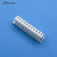 Connecteur terminal mâle JINDA 1.25T-1-11Y 1.25mm 11 broches simple rangée, fil vers carte, coque en nylon blanc, pour PCB automobile