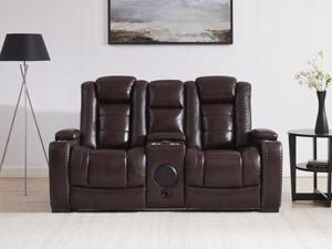 Divano Elettrico Moderno Italiano in Vera Pelle Multifunzionale con Funzione Reclinabile e Combinazione ad <span class=keywords><strong>Angolo</strong></span> in Metallo - Product Image 4