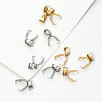 Accessoires de bijouterie en acier inoxydable avec anneau boucle melon collier pendentif accessoires